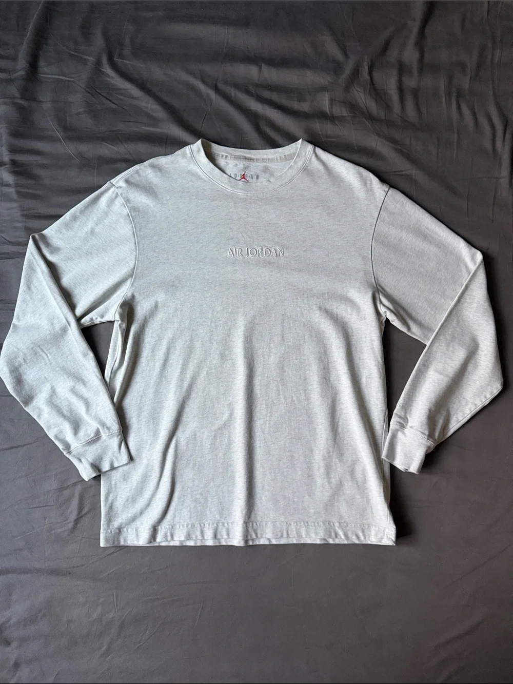 Air Jordan Heather Grey Lightweight Crewneck Sweatshirt Men’s Small